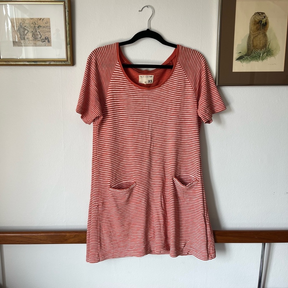 Rag & Bone t-shirt dress striped cotton